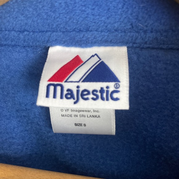 Majestic Chicago Cubs 2009 Season Full Zip Fleece On Field Jacket Small NWOT - Picture 11 of 15